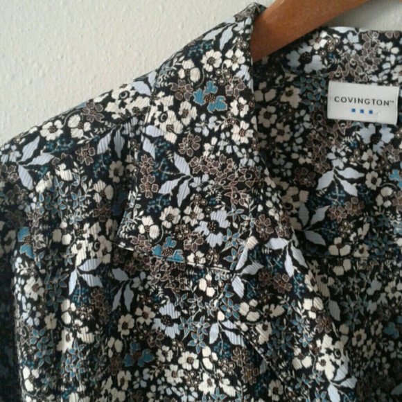 Covington Tops - Mini Flower Blouse
